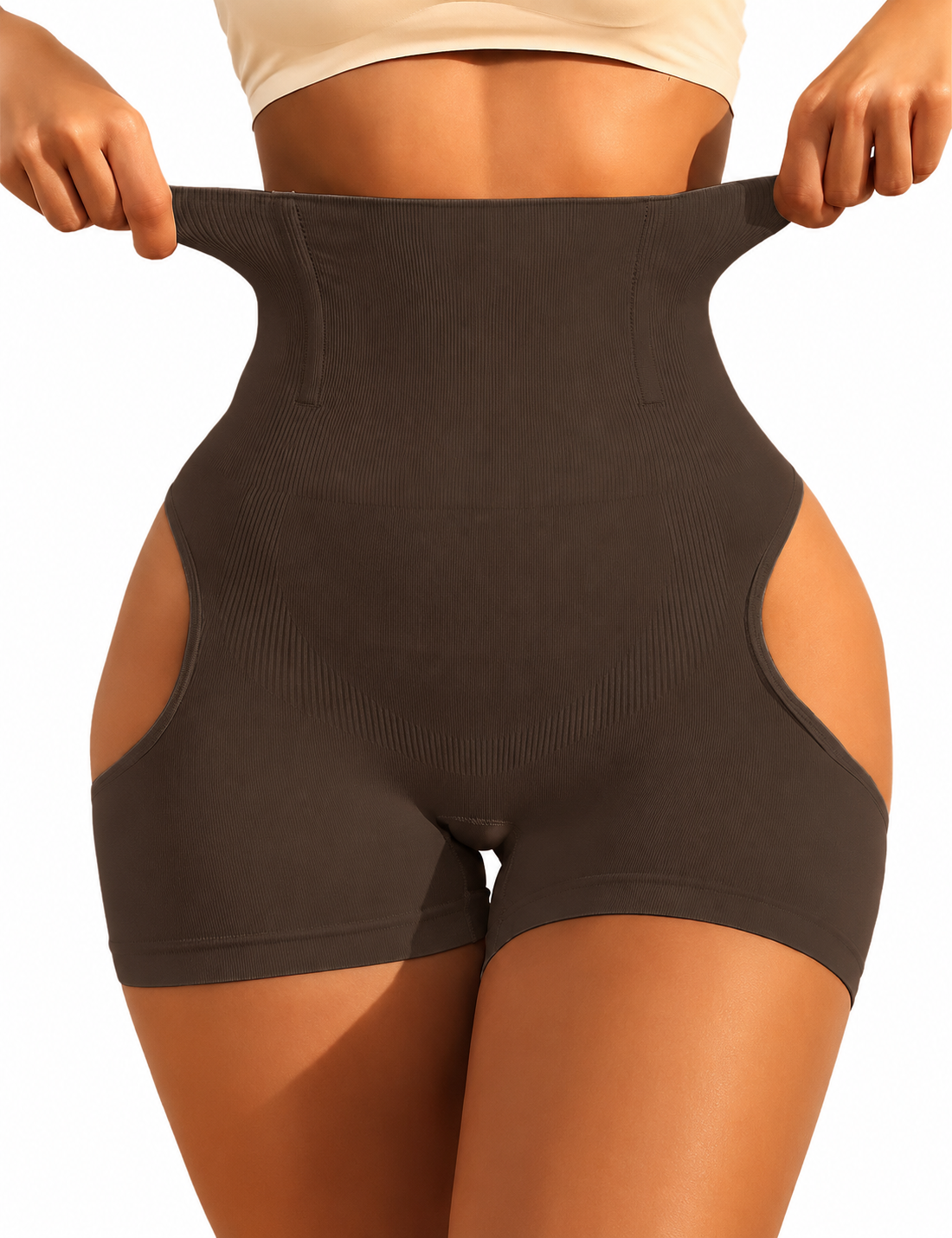 Tummy control and butt-lifting shorts
