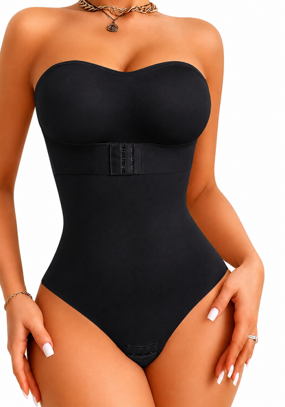 Seamless shaping body suit